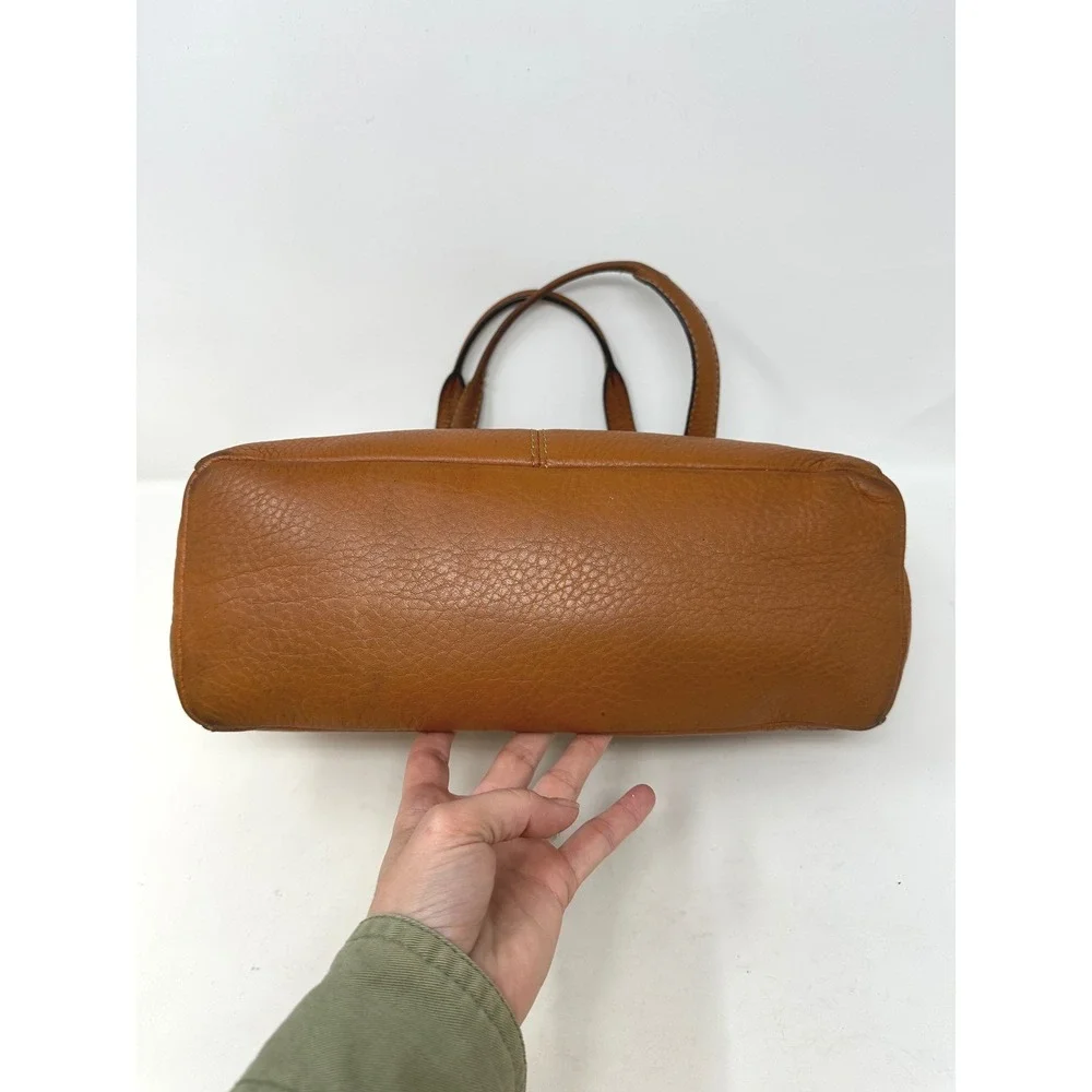 Y2K Vintage Fossil Top Handle Shoulder Bag Brown ZB9961